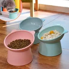 Comedouro Bebedouro Elevado Anti Engasgo Pet Gato Cachorro Kit e Unidade