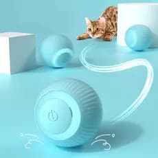 Gato Bola Brinquedo Elétrico Automático Rotação USB Recarga Brinquedos Interativos Interessante Gatinho Cão Acessórios