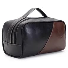 Necessaire Masculina Necessaire Feminina de Couro Legitimo Organizador de Mala Viagem Premium
