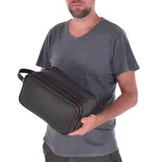 Necessaire Grande feminima Bolsa organizadora Viagem para Maquiagem e Cosméticos Necessaire masculina grande
