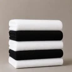 Kit 5 Toalhas de Rosto Salão Premium Toque Aveludado e Alta Durabilidade 48x70cm