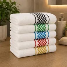 Kit 3 Panos de Prato Jacquard 45x70 Atoalhado Toalha Copa Premium Gourmet Luxo