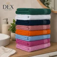 Kit 5 Toalhas de Banho Premium 65x120cm 100% Algodão Macias Super Absorventes