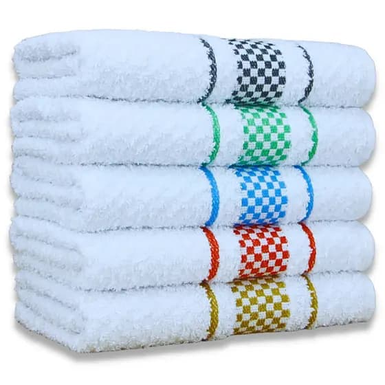 Kit 5 Panos de Prato Jacquard 45x70cm Premium 100% Algodão Alta Absorção Cozinha Gourmet