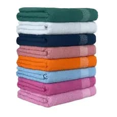 Kit 10 Toalhas de Banho 100% Algodão 65x120cm Conforto Hotel Macia e Durável