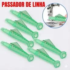 Passador de Linha para Agulha Costureira fácil automático pratico costura máquina de costura