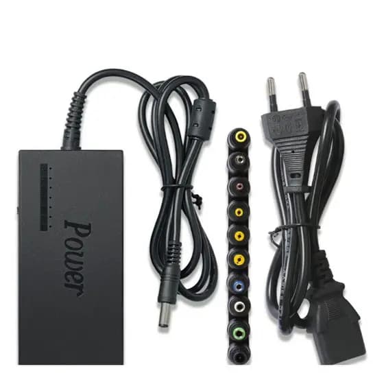 Fonte Carregador Universal Notebook Laptop computador 12v a 24v 10 Plug Compatível com 110V e 220V