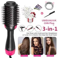 Escova Profissional 3 Em 1 Seca Alisa  Modela 1200 w