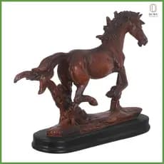 Pequena Estátua De Cavalo De Resina Ornamento Decorativo Do Zodíaco Para O Ano 2026 Prosperidade dachwanli