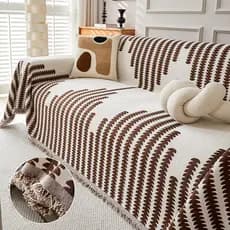 Universal Manta Para Sofá, Capa De Sofá 2 E 3 Lugares, Antiderrapante Sarung Sofa Toalha
