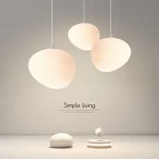 Lampu Gantung Dekorasi Paralelepípedo Candelabro De Teto Acrílico Luminária Pendente Bar Restaurante Café Pendant Lamp