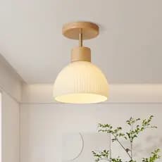 AIMI Luminária De Teto Estilo Japonês Luminária Corredor Led Decorativas Para Quartos/Sala De Estar/Cozinha/Jantar
