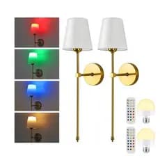 AIMI LUMINÁRIA DE PAREDE SEM FIO DECORATIVA ESTILO INDUSTRIAL RETRÔ LUZ RGB QUE MUDA DE COR ARANDELA RECARREGÁVEL