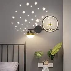 Nordic Corredor Luz De Parede Escada Lâmpada Arandela Minimalista Sala Estar Fundo Criativo Quarto Cabeceira