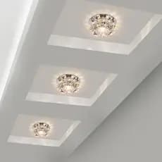 Lâmpada de teto de cristal Led móveis lâmpada decorativa corredor sala estar quarto iluminação
