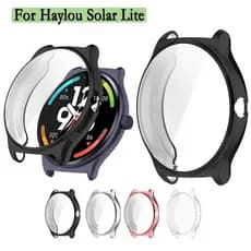 Capa Protetora De Relógio Para Haylou Solar Lite (R001) Tela TPU Durável E Macia Shell Acessório Inteligente