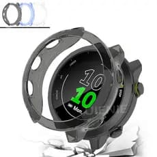Capa Protetora De Relógio TPU Para Garmin Forerunner 55/158 De Smartwatch Inteligente Protetor De Tela Macia Moldura Tra