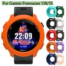 Capas De Silicone Capa Para Garmin Forerunner 158 55 Protetor Macio Escudo Smartwatch Oco À Prova De Choque Proteção Qua