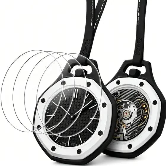 3 Pçs Filmes De Vidro Temperado Guarda Para Swatch X AP Royal Pop Bolso Relógio Protetor Tela Filme Acessórios