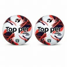 BOLA TOPPER CAMPO SAMBA VELOCITY PRO 2026 ORIGINAL KIT 02 UNIDADES ATACADO