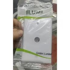 Placa Com Furo 4x2 Passagem Saída Fio Chuveiro Tv Ilumi