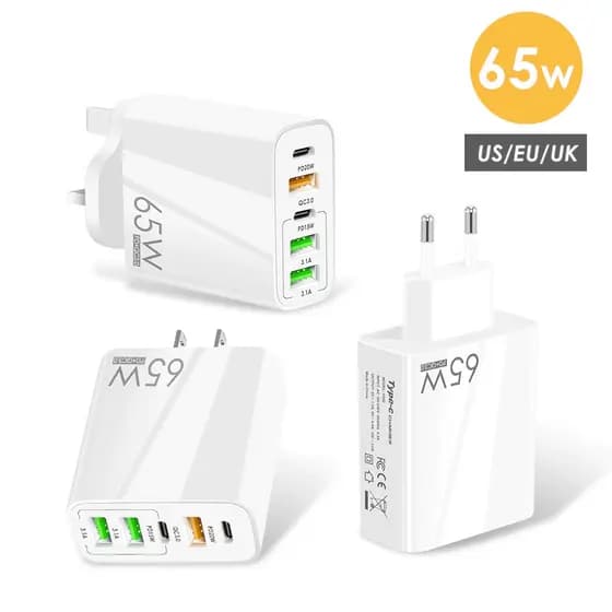 65W PD+QC 3.0 mobile phone charger
