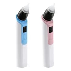 Aspirador Nasal Elétrico Infantil Recarregável 6 Velocidades Rosa Azul