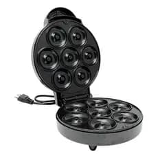 Máquina De Donuts Tomate 1000w Antiaderente E 7 Cavidades Cor Preto 127v