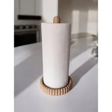Porta Papel Toalha Suporte de Mesa Moderno Minimalista Decorativo Cozinha Bancada Luxo