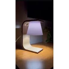 Abajur de Mesa Luminária Led Moderna Decorativa Quarto Cabeceira USB