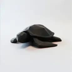 Escultura Tartaruga Decorativa Geométrica Moderna Minimalista