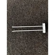 SUPORTE PARA VASSOURA BRANCO 30 CM