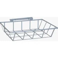 Lixeira Rasa C/Articulação P/Muro ou Grade 12x45x60 Branco