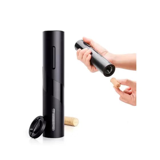 Kit Abridor de Vinho Elétrico com Acessórios Ideal Para Saca Rolhas Elétrico Decanter Mais Charme ao Abrir seu Vinho Uti