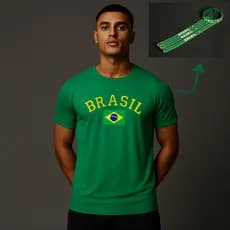 Camiseta Brasil  Torcida Unissex.