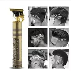 Máquina de cortar cabelo toda de ferro profissional/barbeador/barbeador elétrico portátil sem fio