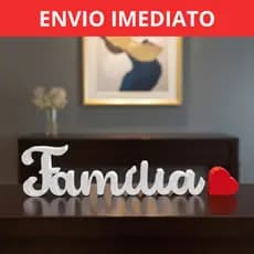Palavra De Mesa Família Decoração para Sala Letreiro Elegante para Casa e Escritório