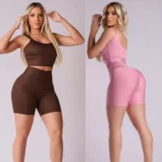 CONJUNTO FEMININO FITNESS ACADEMIA TREINO MUSCULAÇÃO