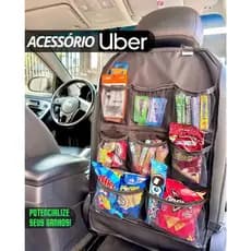 Acessório Veicular para UBER/99/INDRIVER Organizador de Carro/Porta Objetos Veículo