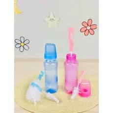 Kit de Mamadeira Amplas + Limpador 2 em 1