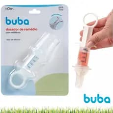 Dosador De Remédio Com Mililitros Com Bico de Silicone Anti Engasgo Bebê Buba
