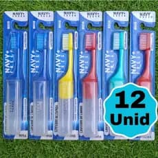 Kit 12 Escovas De Dente Para Viagem Portátil Escova Dental MACIA