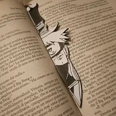 Marcador de página Naruto Kunai 3D Premium | Anime Colecionável | Presente Otaku Exclusivo