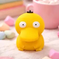 Psyduck Anti-Stress com Tecla Mecânica Clicky – Boneco Divertido que Faz “CLIQUE” de Verdade!