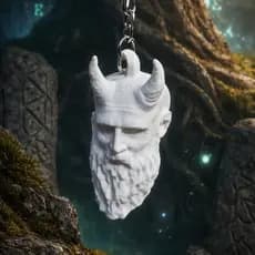 Chaveiro Mimir – Inspirado no universo de God of War