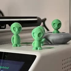Kit Mini Alienígenas Decorativos para Setup Gamer | Miniaturas Geek em 3D