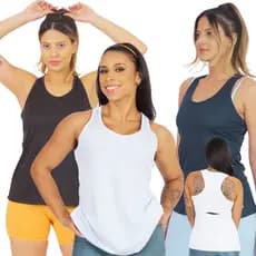Regata Feminina Academia Esportiva, Dry Fit, Fitness.