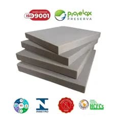 Espuma D45 - 50x50x5cm Para Assento Cadeira Poltrona - Kit 6 Pç