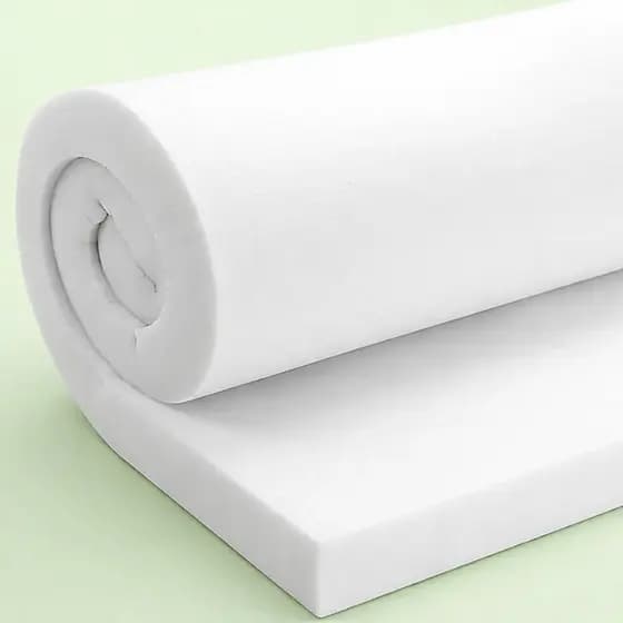 Colchonete de solteiro D28 188x88x2,5 a 3,5. Feito da lateral dos blocos industriais de espuma