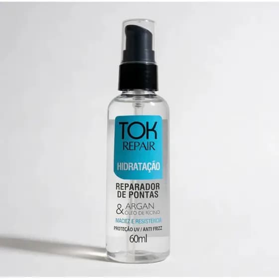 Óleo De Argan E Rícino Tok Cosméticos - Reparador De Pontas